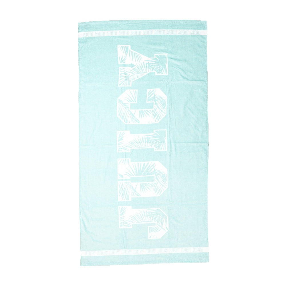 Juicy Couture Printed Beach Towel Palm Leaf Logo