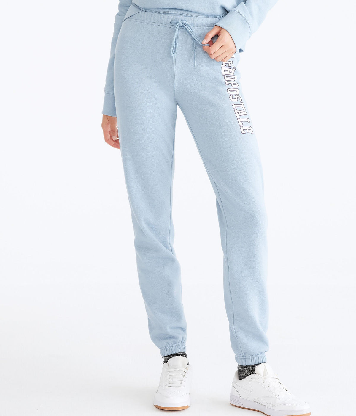 Aeropostale Womens' Aeropostale Logo Cinched Sweatpants - Blue - Size XXL - Cotton - Teen Fashion & Clothing Stone Sky