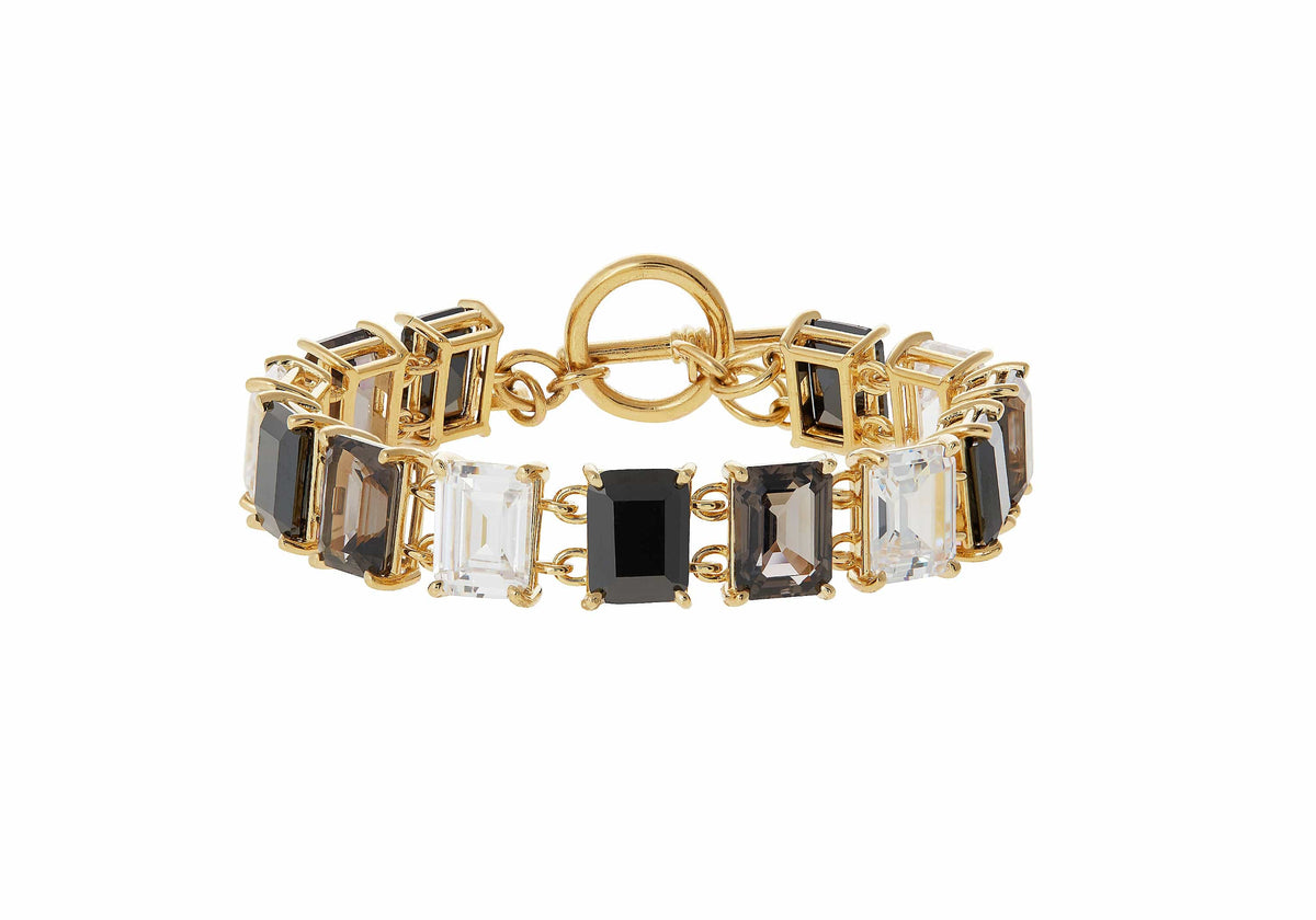 Judith Leiber Couture Baguette Ombre Toggle Bracelet