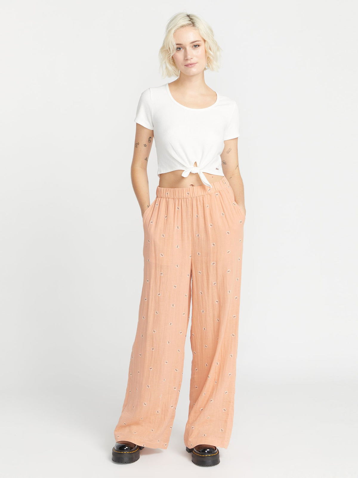 Volcom With The Band Women's Pants Clay