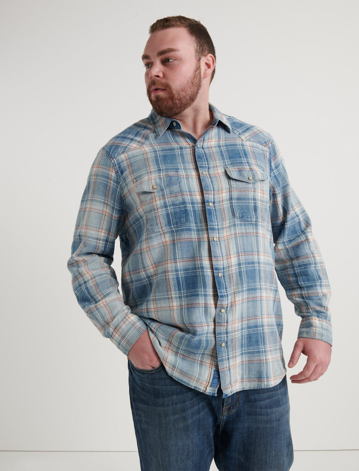 Lucky Brand Big & Tall Grom - Men's Clothing Outerwear Shirt Jackets Loodplain
