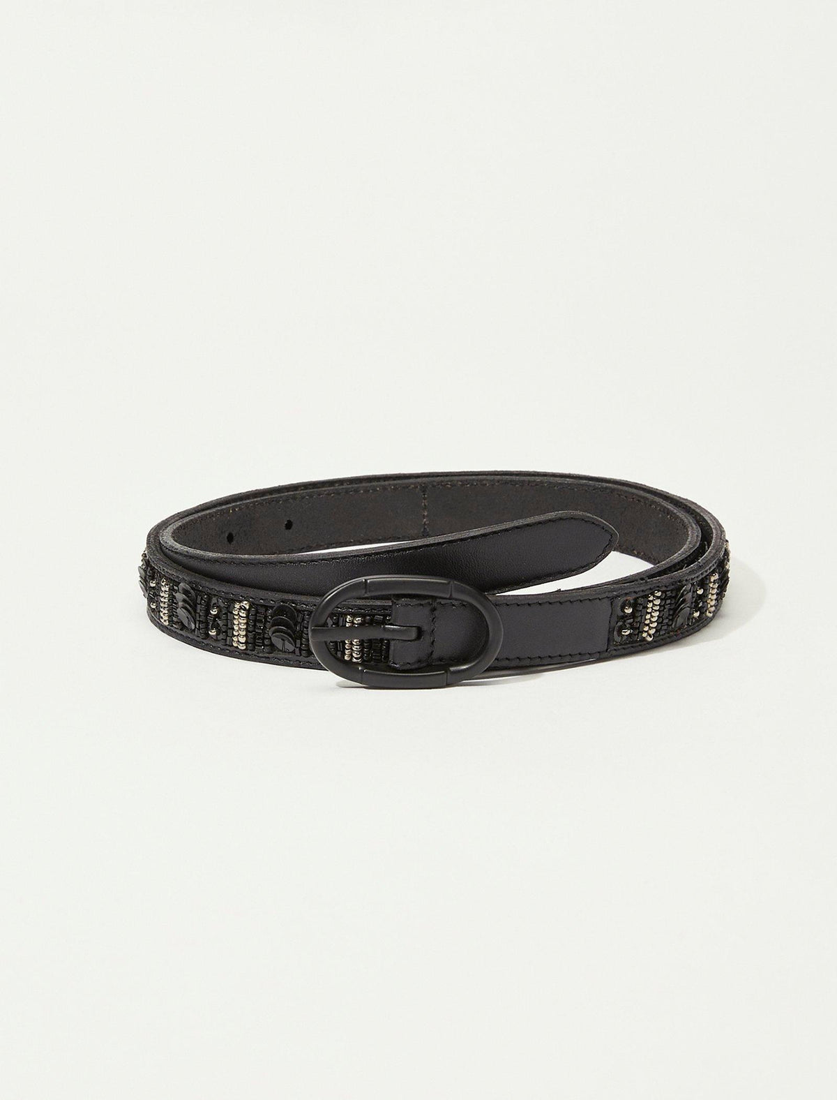 Lucky Brand Multi Beaded Belt - Women's Accessories Belts Black