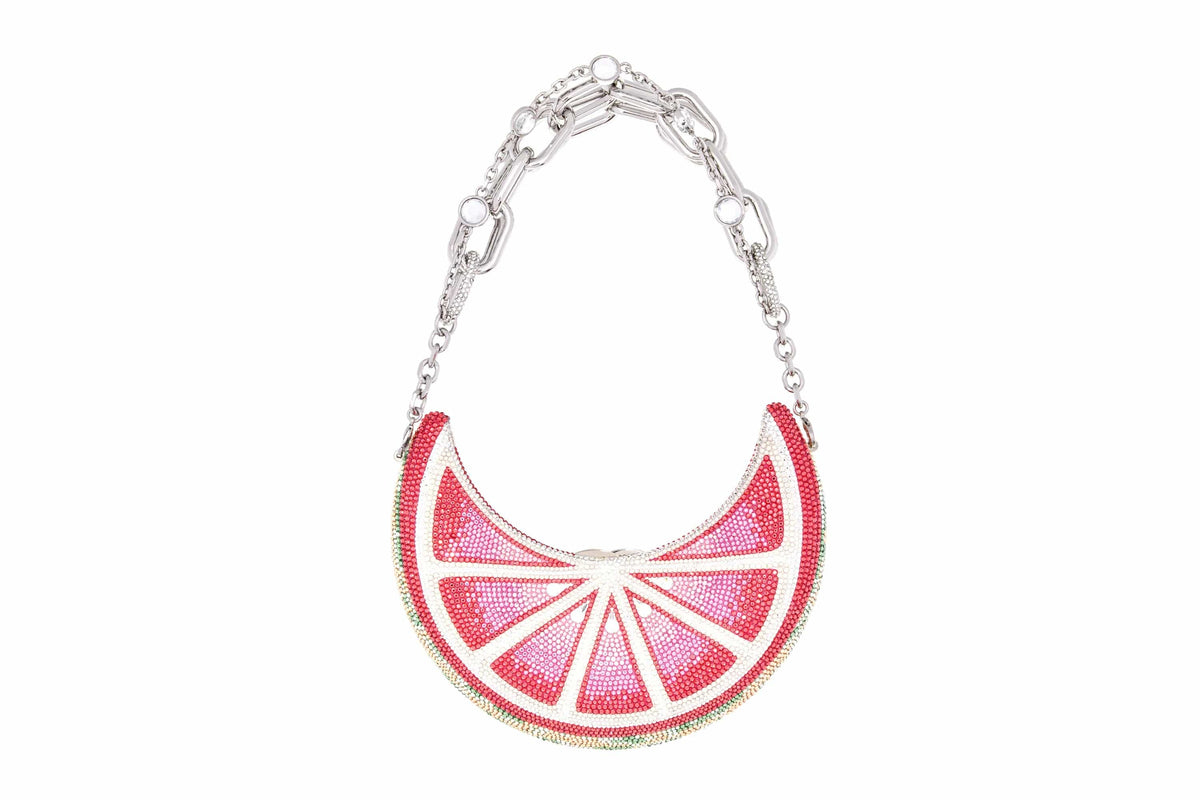 Judith Leiber Couture Crescent Pink Lemon