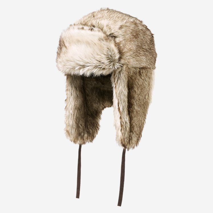 Eddie Bauer Truckee Faux Fur Trapper Hat - Natural