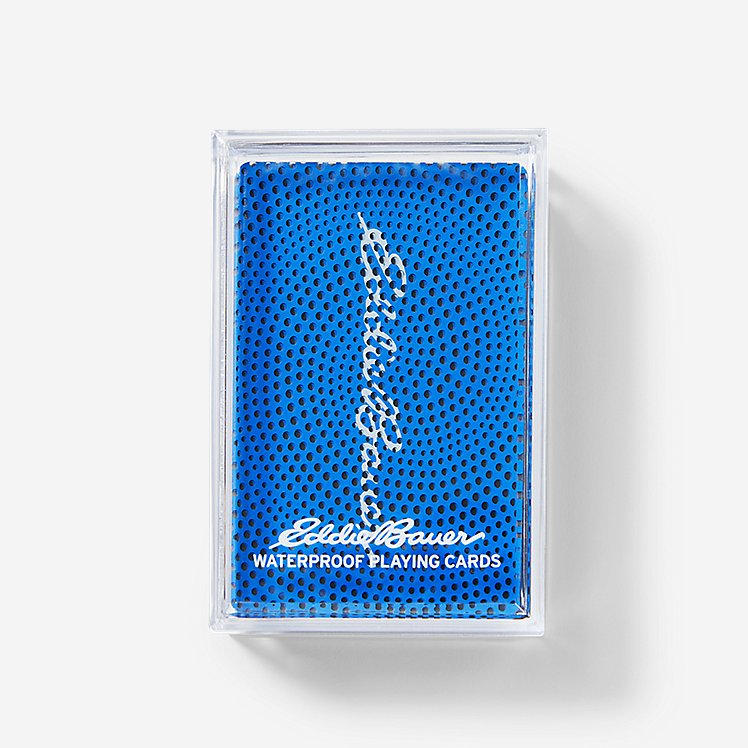 Eddie Bauer Waterproof Playing Cards - Blue