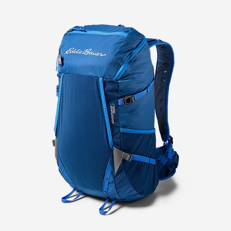 Eddie Bauer Hiking Backpack Adventurer Trail Outdoor/Camping Backpacks - True Blue