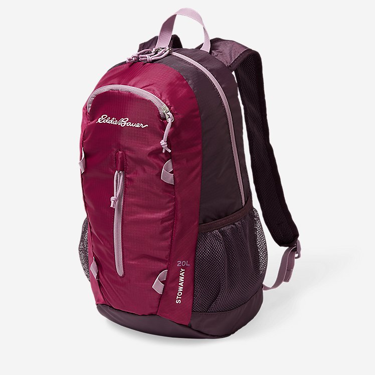 Eddie Bauer Lightweight Hiking Backpack Stowaway Packable 20L Outdoor/Camping Backpacks - Port