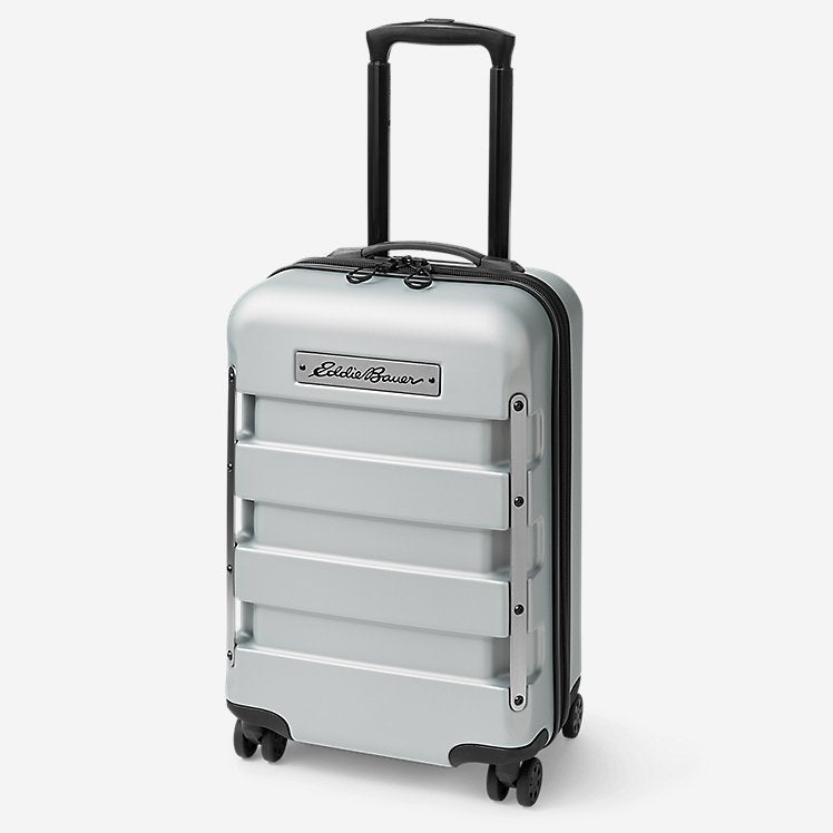 Eddie Bauer Voyager 3.0 Carry-On Travel Luggage 4-Wheel Hard Shell Spinner 22 - Light Gray