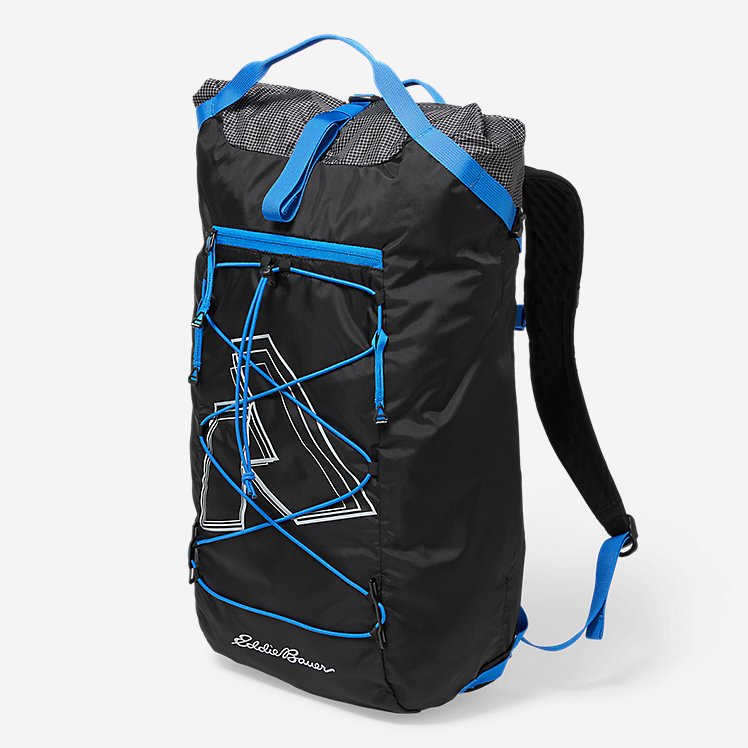 Eddie Bauer Lightweight Hiking Backpack 28L Birdseye Outdoor/Camping Backpacks - Black