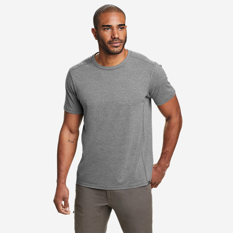 Eddie Bauer Men's Adventurer Short-Sleeve T-Shirt - Med Gray