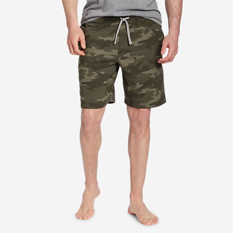 Eddie Bauer Men's Camp Fleece Printed Shorts - Camo