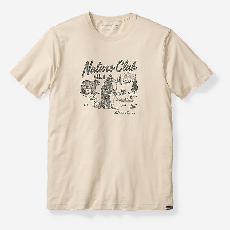Eddie Bauer Nature Club Graphic T-Shirt - Ecru