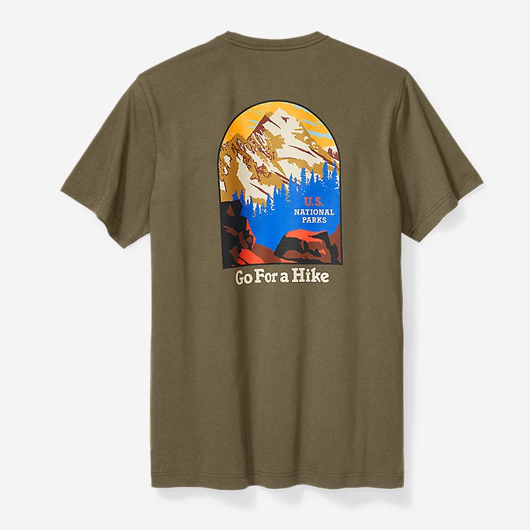 Eddie Bauer Graphic T-Shirt - Go For A Hike - Dark Thyme
