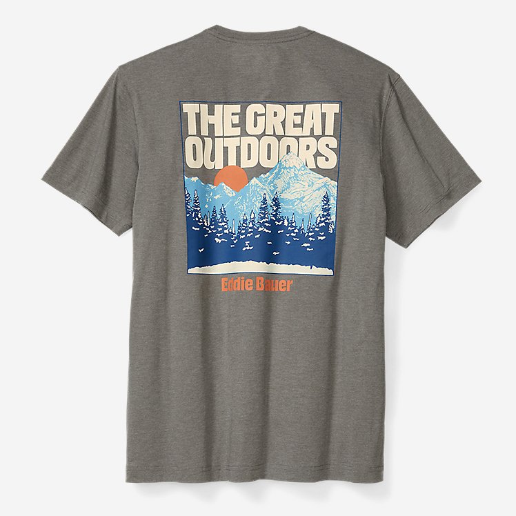 Eddie Bauer Graphic T-Shirt - Great Outdoors - Gray Heather