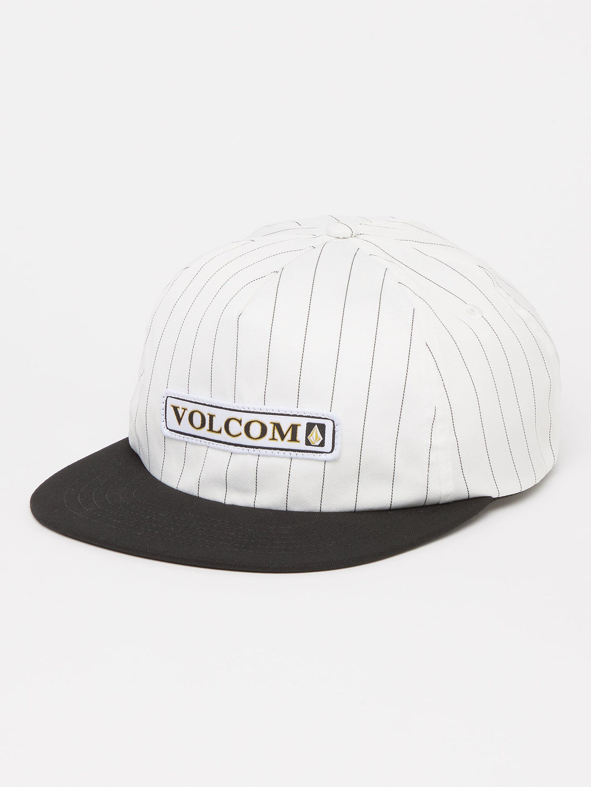 Volcom Strike Stone Adjustable Men's Hat Black Stripe