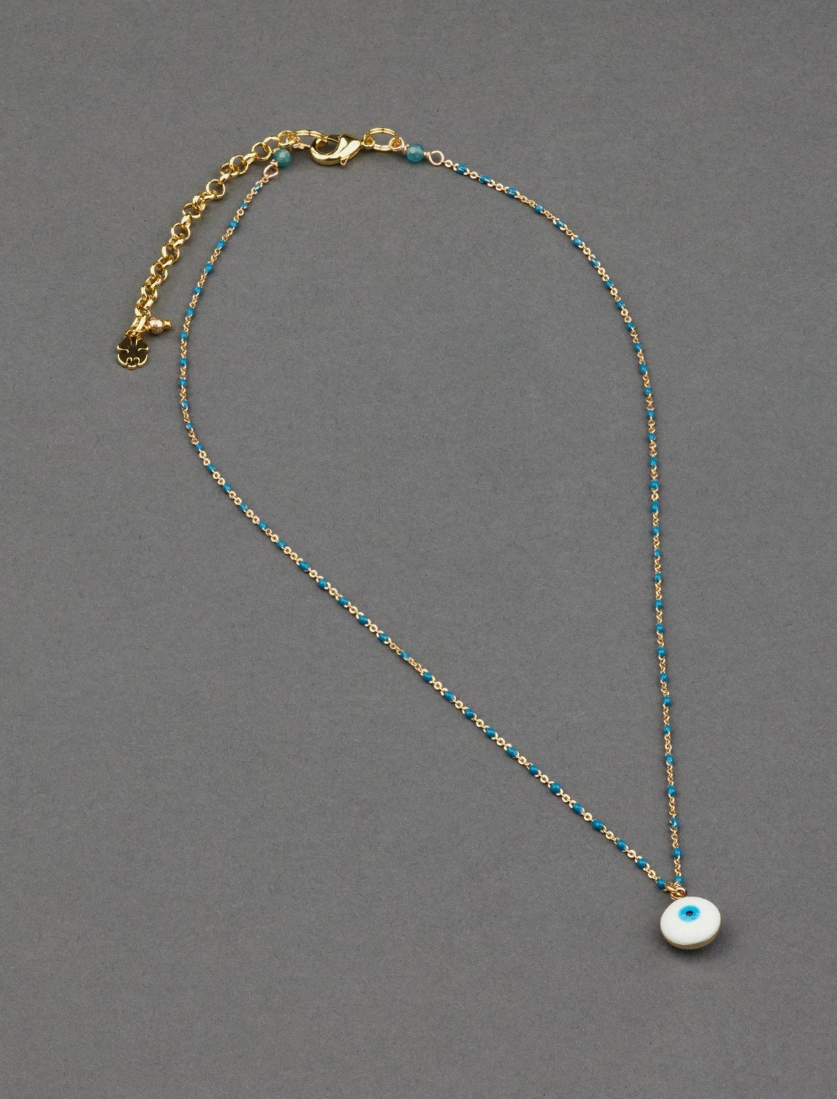 Lucky Brand Delicate Evil Eye Necklace Gold