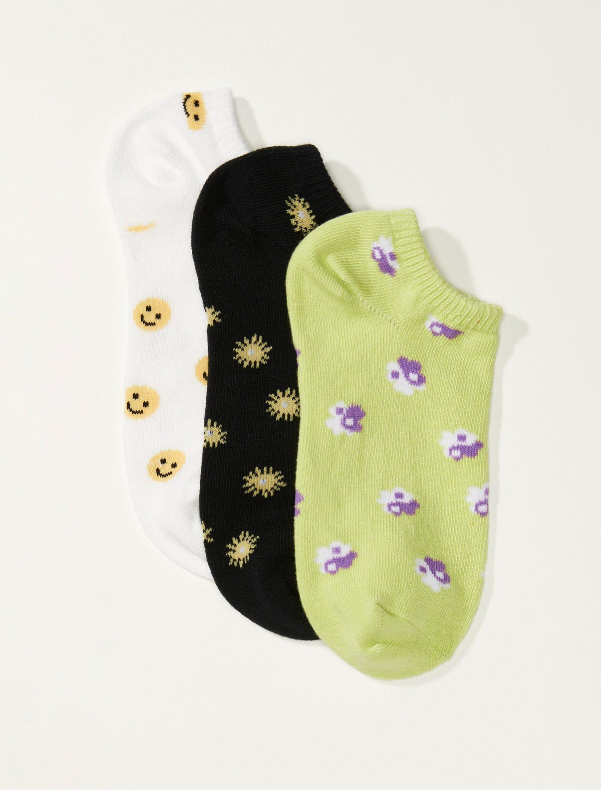 Lucky Brand Ditsy Printed Ped Sock Pack Multi