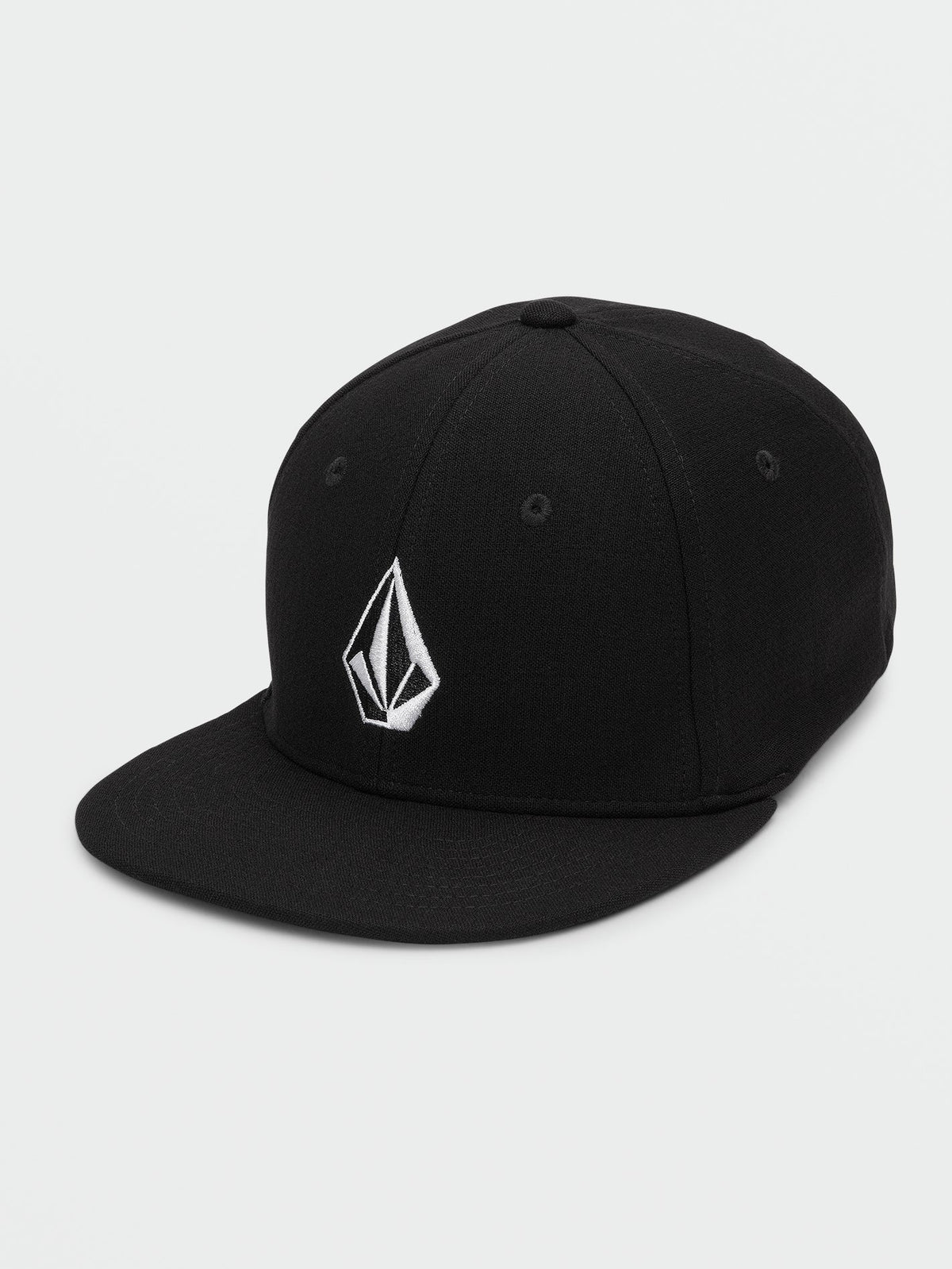 Volcom V Full Stone XFit Boys Flexfit Hat (Age 8-14) Black