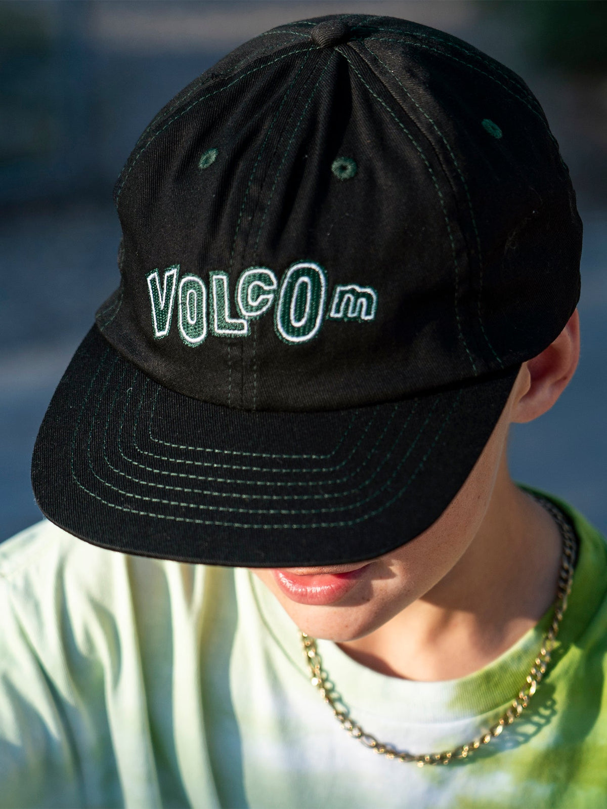 Volcom Ranso Adjustable Boys Hat (Age 8-14) Black
