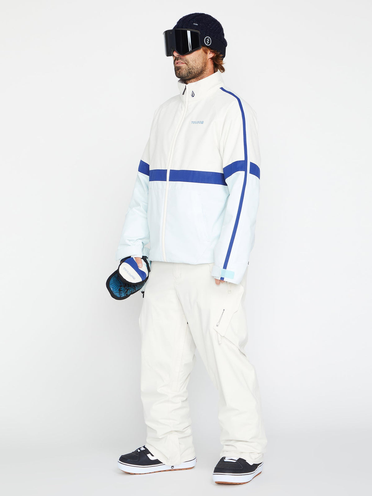 Volcom Slc Men's Cargo Snowboarding & Ski Pants Off White