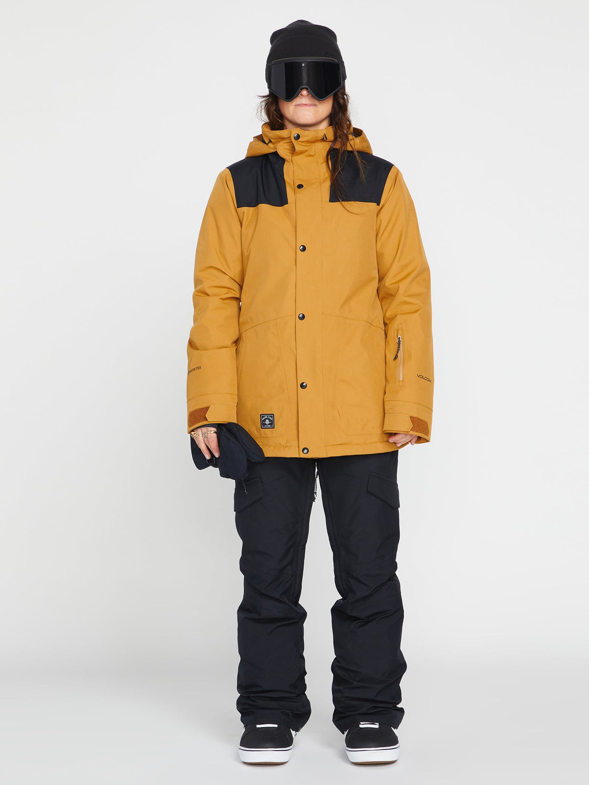 Volcom Ell Insulated Gore-Tex Women's Snowboarding & Ski Jacket Caramel