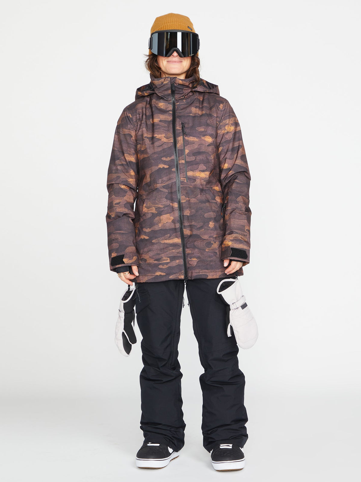 Volcom 3D Stretch Gore-Tex Women's Snowboarding & Ski Jacket Dusk Camo