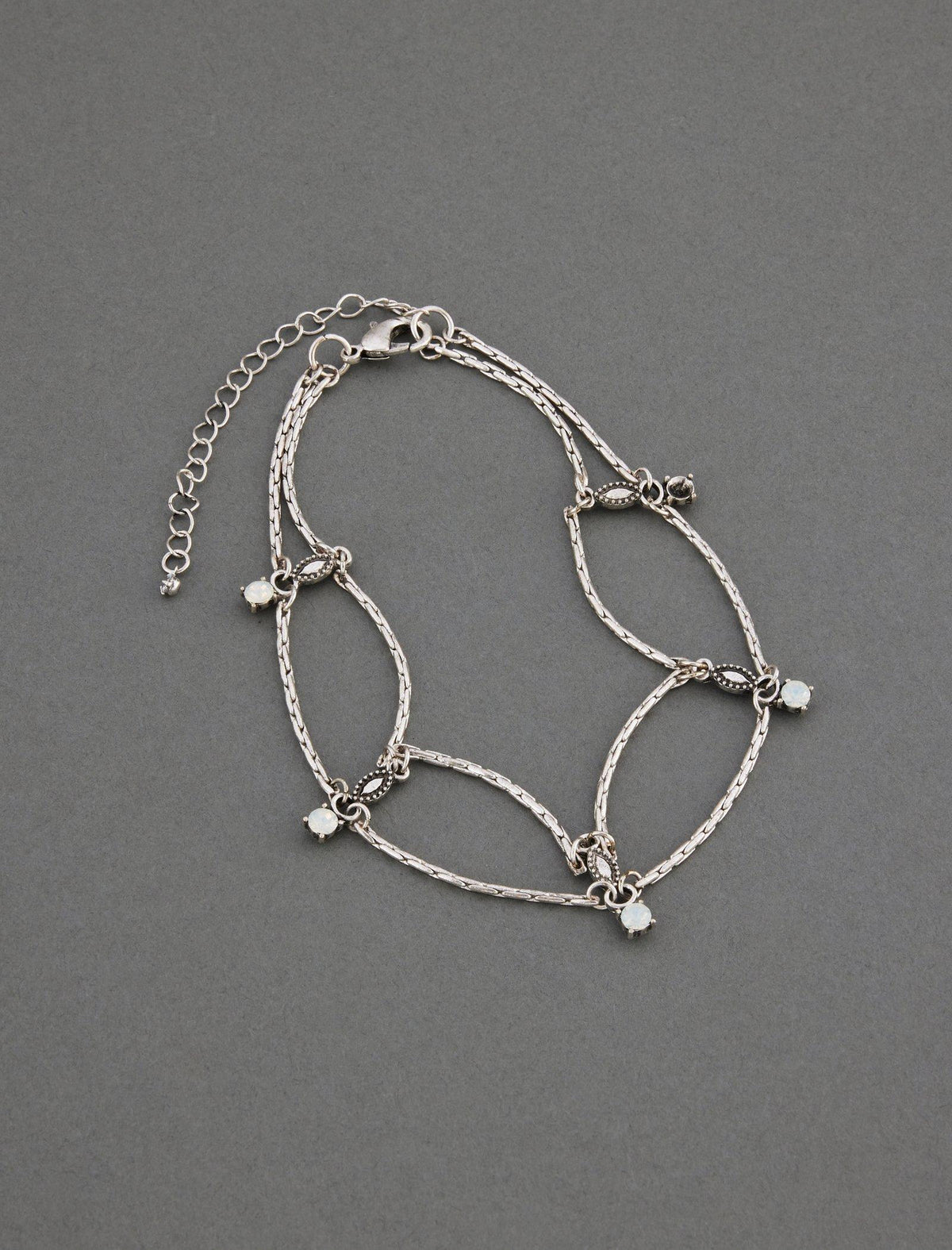 Lucky Brand Layer Choker Necklace Silver