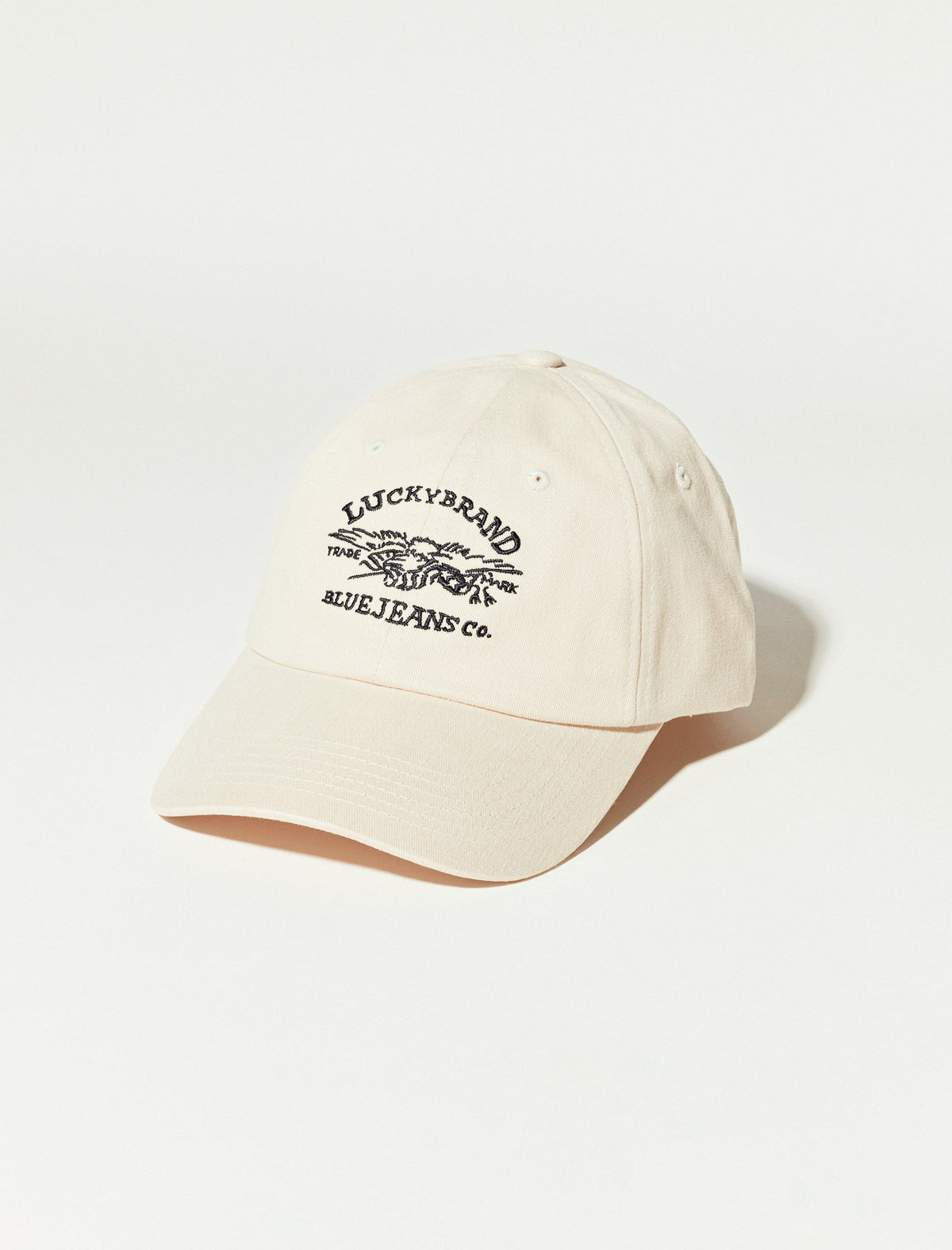 Lucky Brand Embroidery Hat Natural