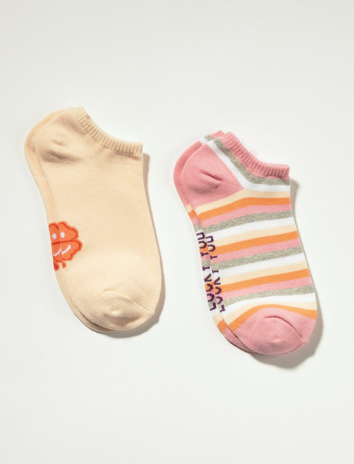 Lucky Brand Lucky You Stripe Sock Pack - Women's Ladies Accessories Ankle Socks Multi Stripe