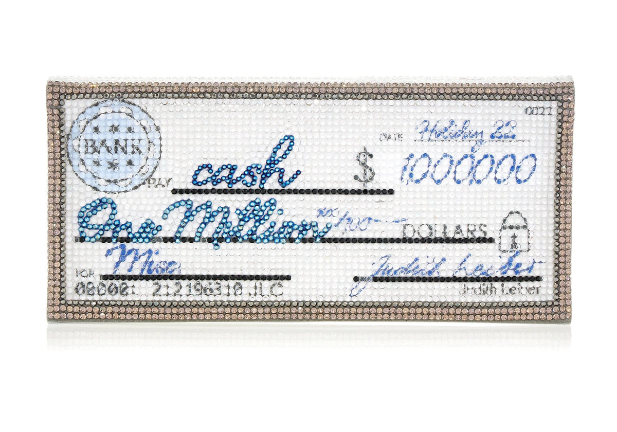 Judith Leiber Couture Envelope Million Dollar Check