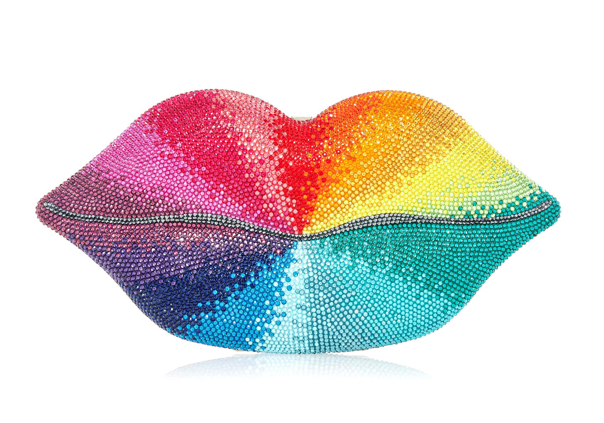 Judith Leiber Couture Lips Rainbow Kiss