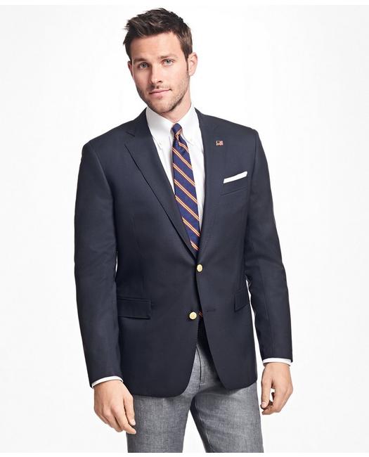 Brooks Brothers Men's Regent Classic-Fit Two-Button 1818 Blazer Navy