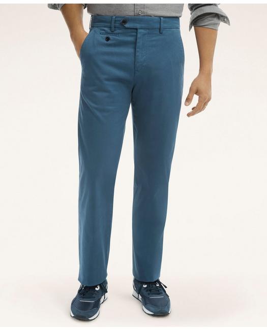 Brooks Brothers Men's Garment-Dyed Vintage Chino Pants Indigo
