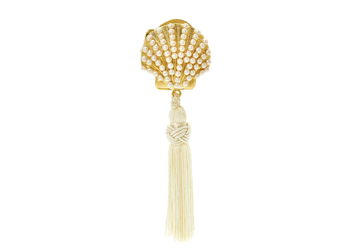 Judith Leiber Couture Judith Leiber Shell Pillbox Pearly