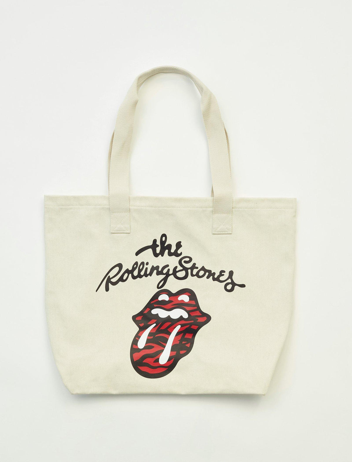 Lucky Brand Rolling Stones Graphic Tote - Women's Accessories Bags Handbags Totes Natural