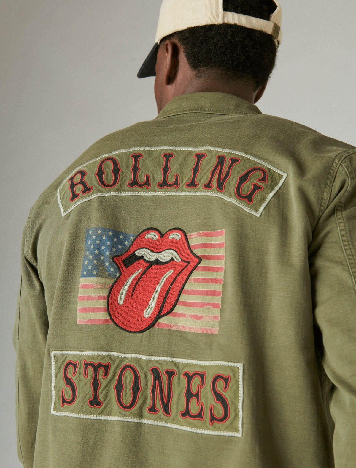 Lucky Brand Rolling Stones Over Shirt - Men's Clothing Outerwear Shirt Jackets Four Leaf Clover