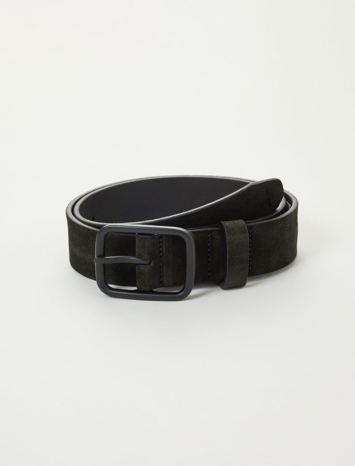 Lucky Brand Suede Ox Buckle Belt - Men's Accessories Belts Black