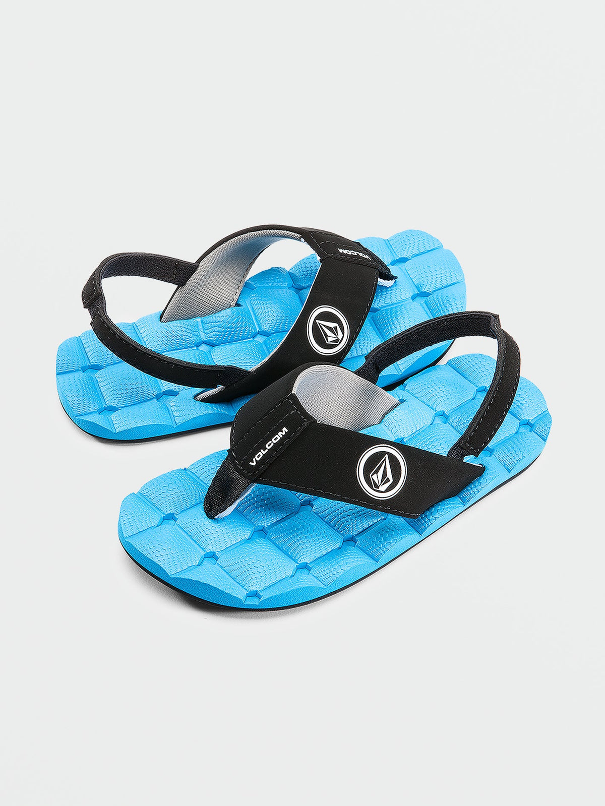 Volcom Recliner Boys Sandals (Age 2-7) Marina Blue