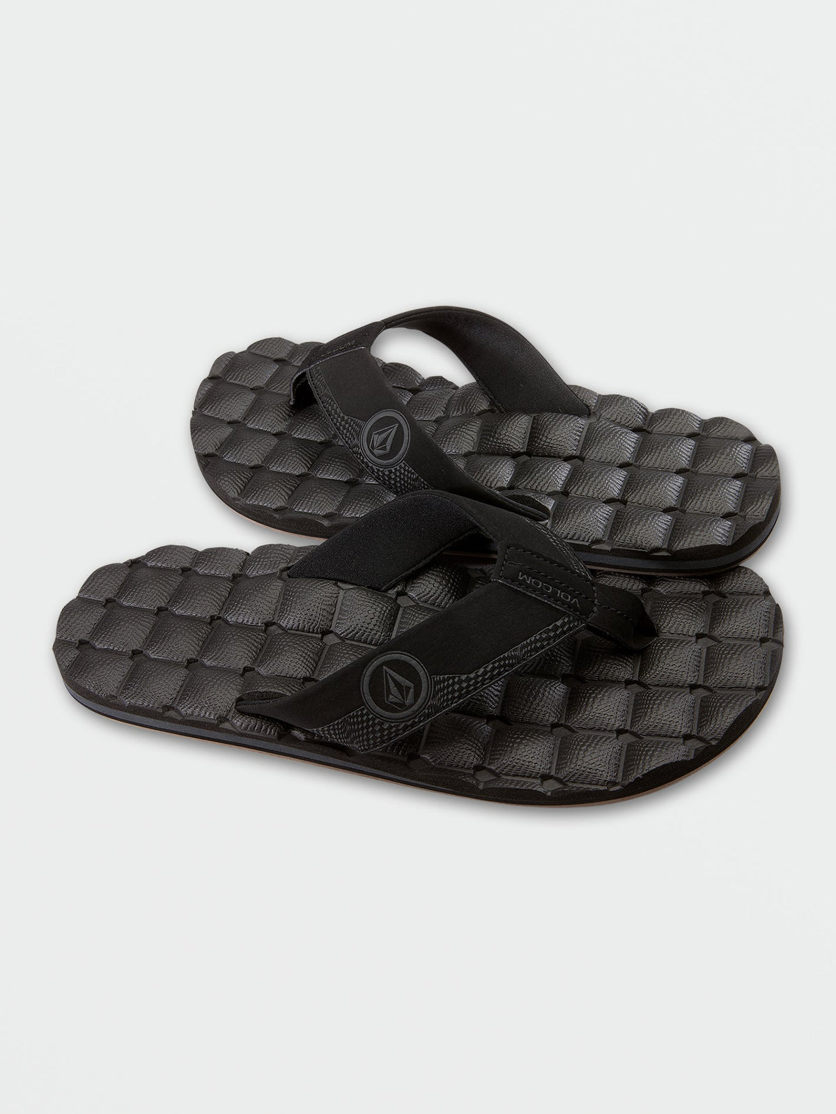 Volcom Recliner Men's Sandals Black Destructo