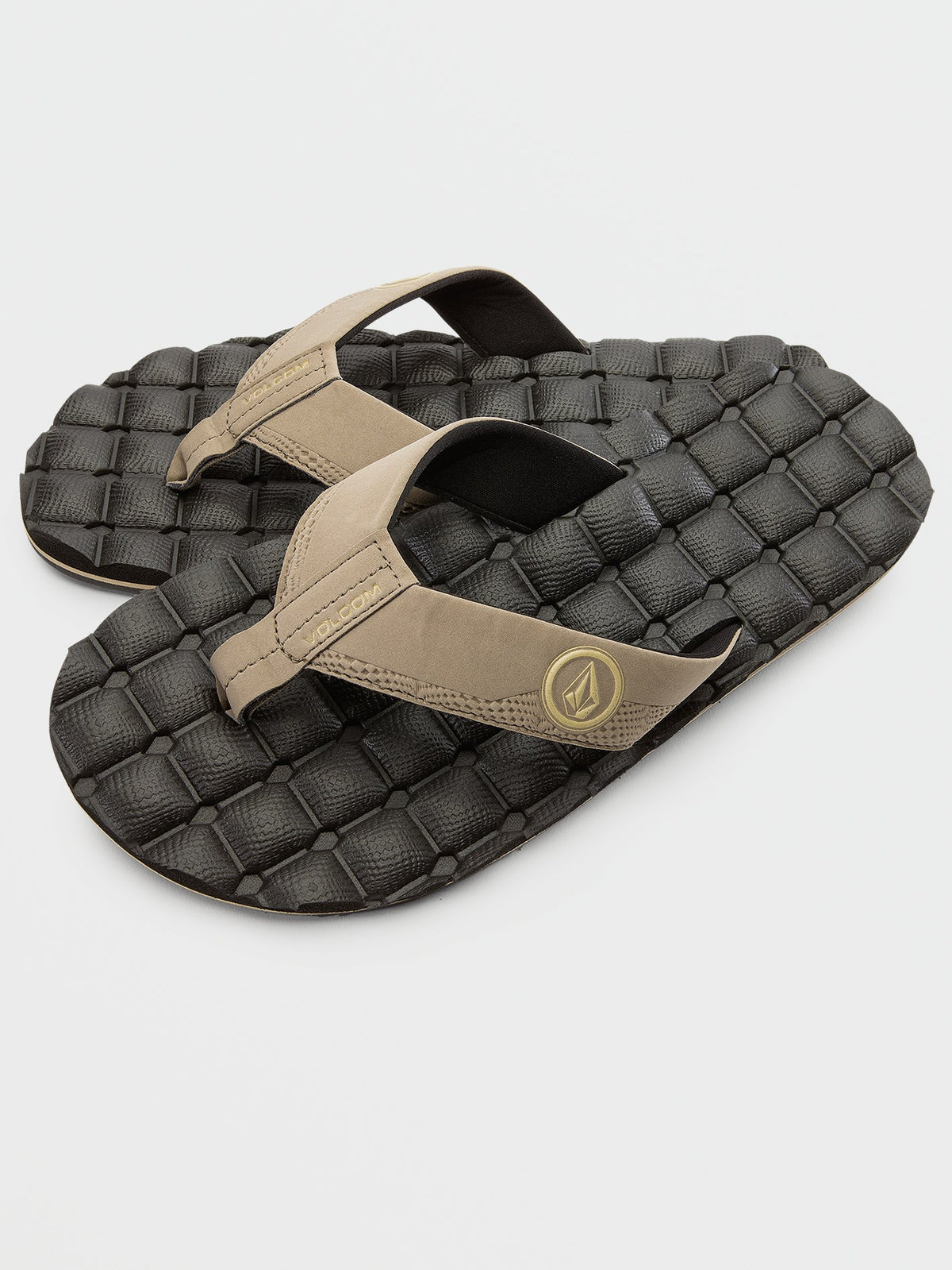 Volcom Recliner Men's Sandals Khaki