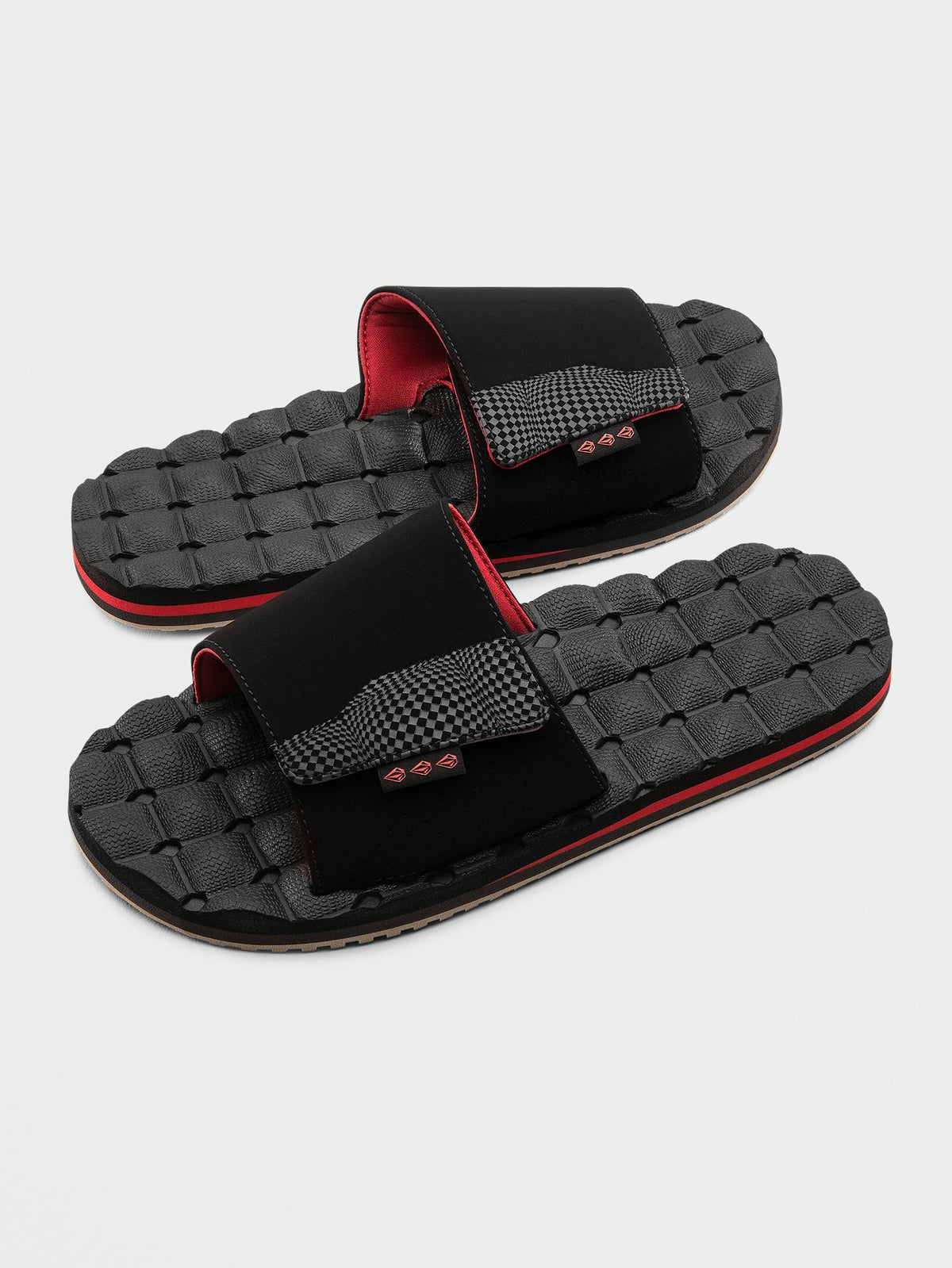 Volcom Recliner Slide Men's Sandals Ribbon Red