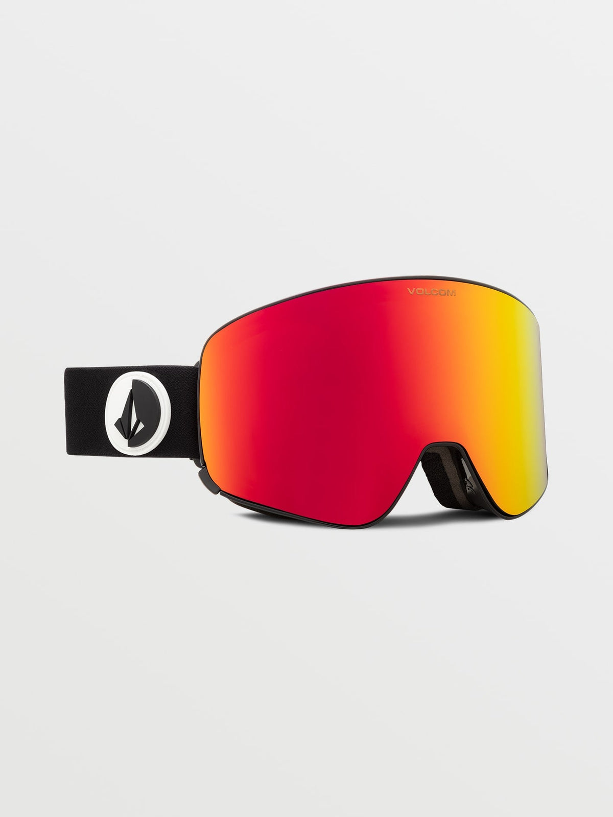 Volcom Odyssey Goggle with Bonus Lens Gloss Black/red Chrome