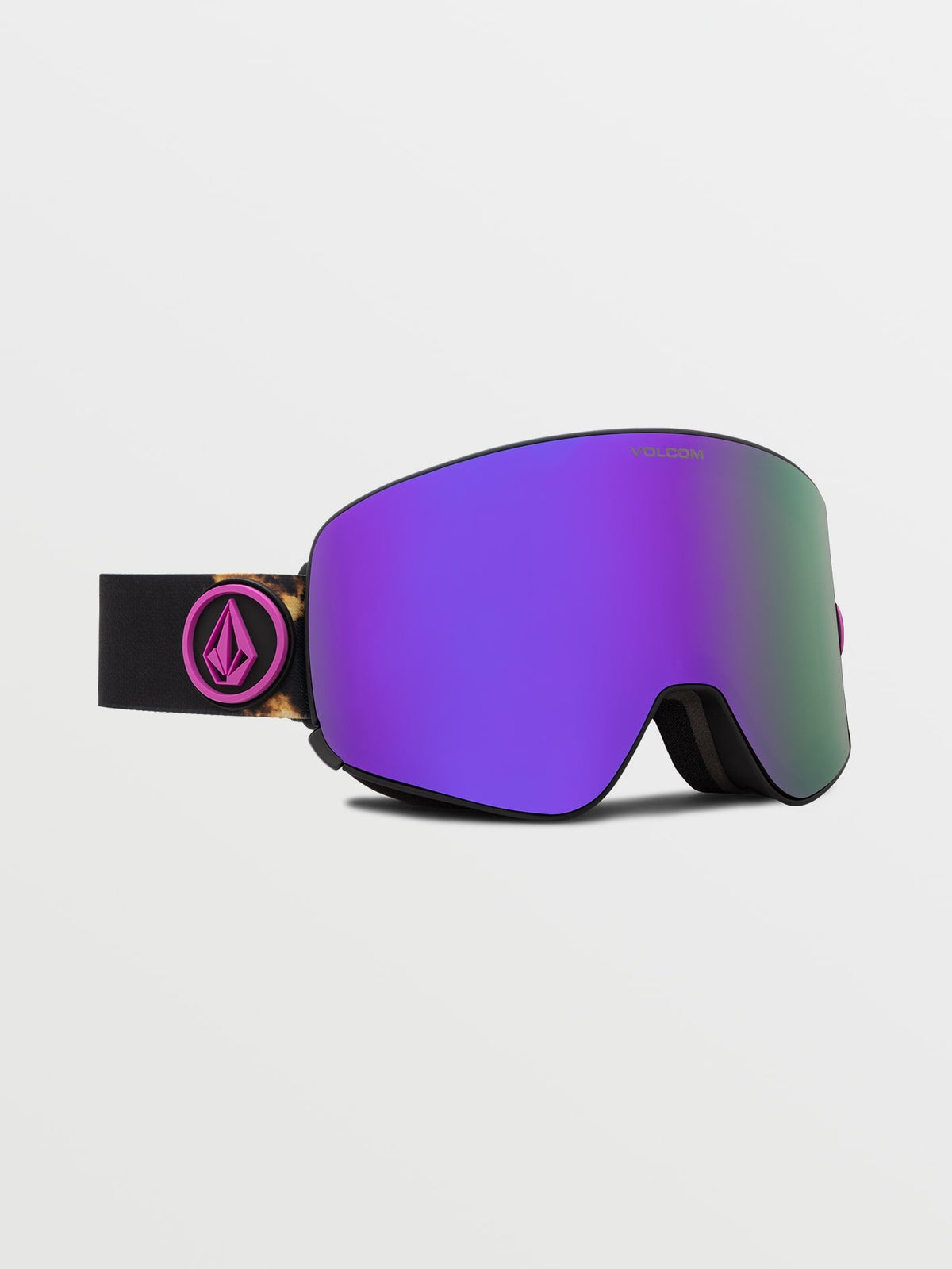 Volcom Odyssey Goggle with Bonus Lens Bleach/purple Chrome