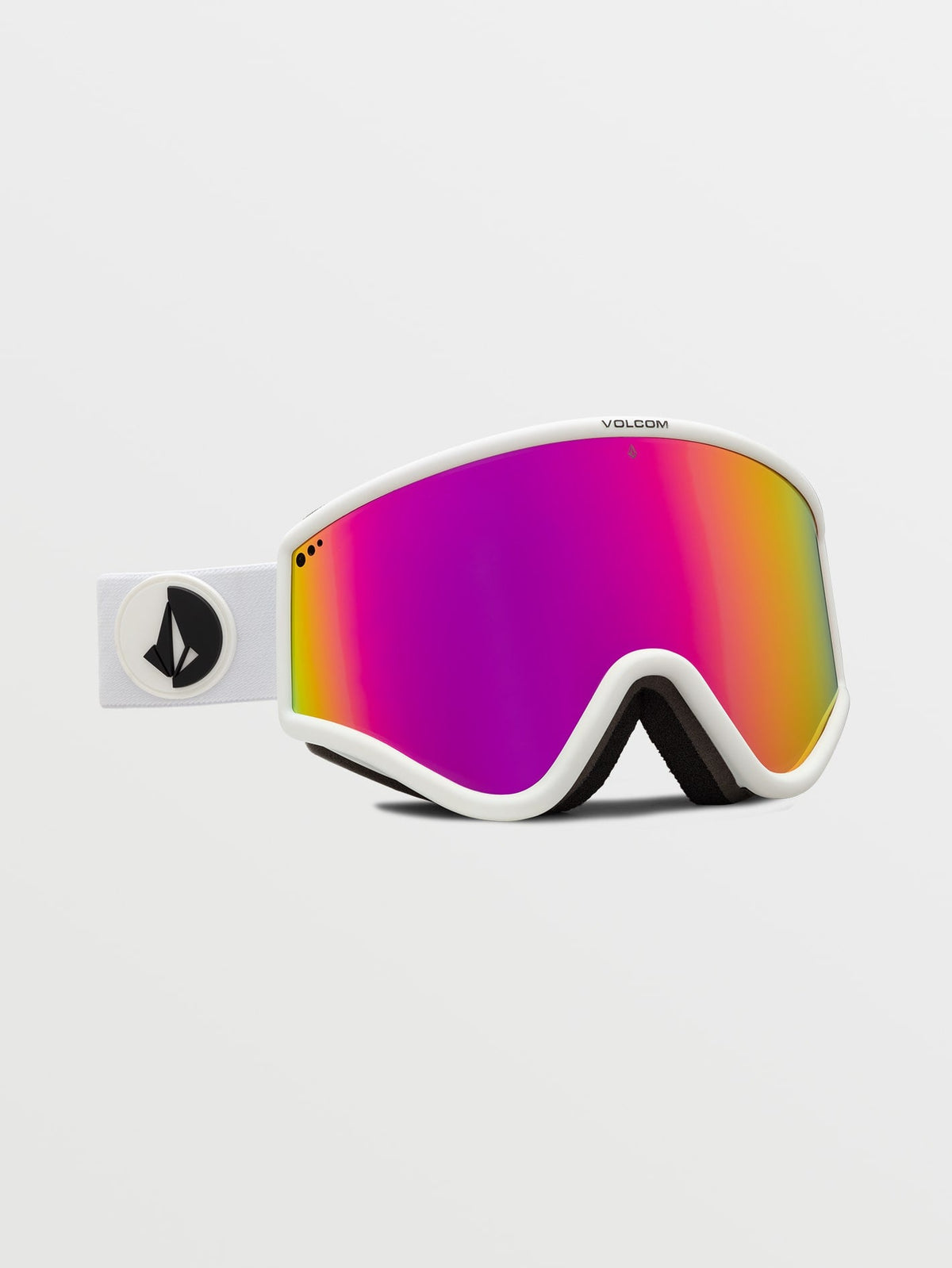 Volcom Yae Goggle with Bonus Lens Matte White/pink Chrome