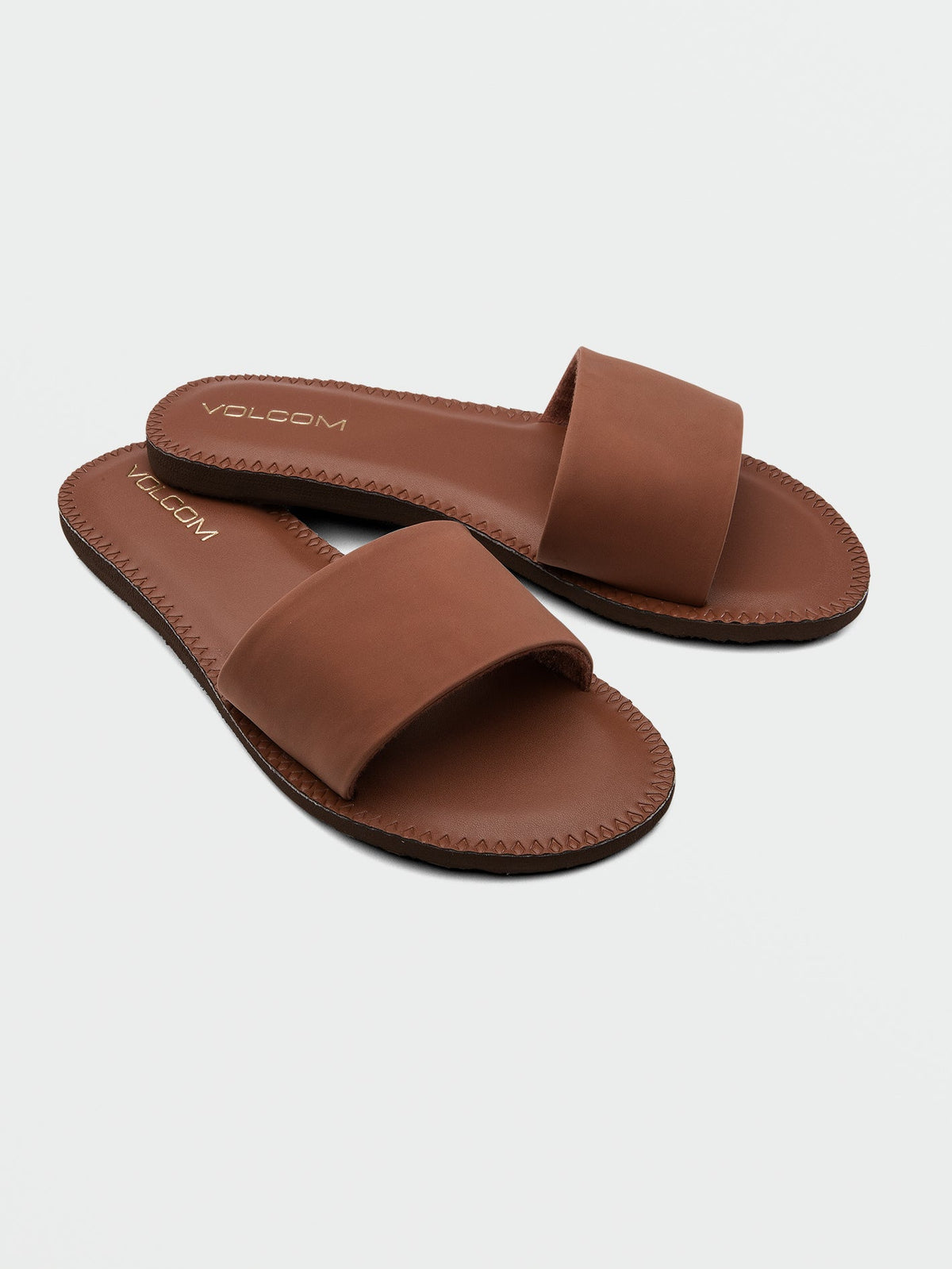 Volcom Simple Slide Women's Sandals Dark Clay