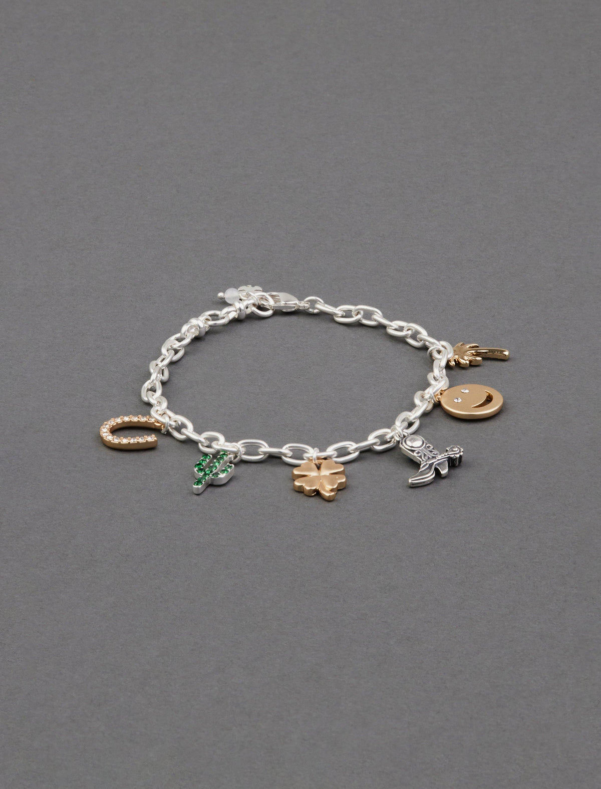Lucky Brand Western Charm Bracelet - Women's Ladies Accessories Jewelry Bracelets Two Tone