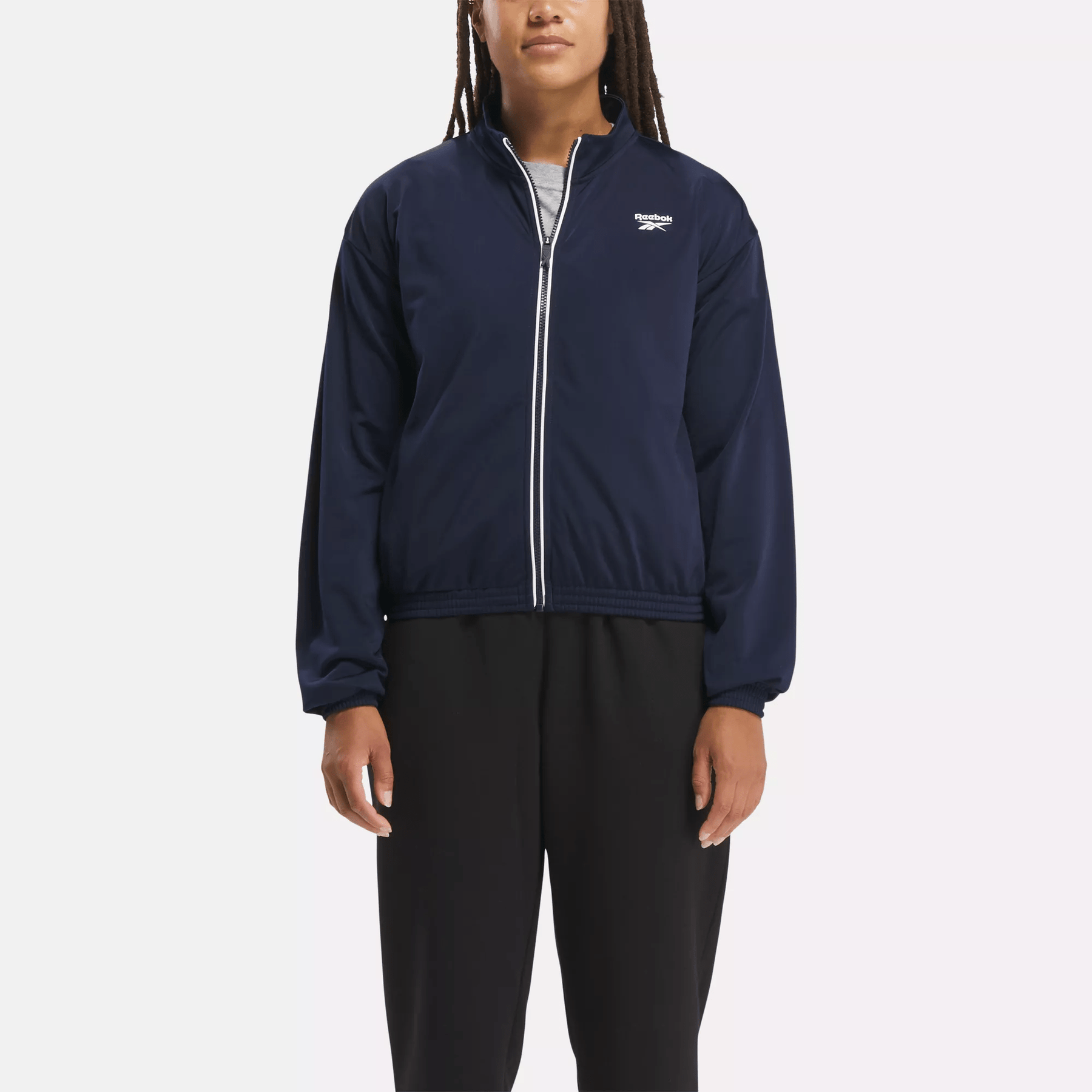 Women's Reebok Identity Back Vector Tricot Track Jacket
