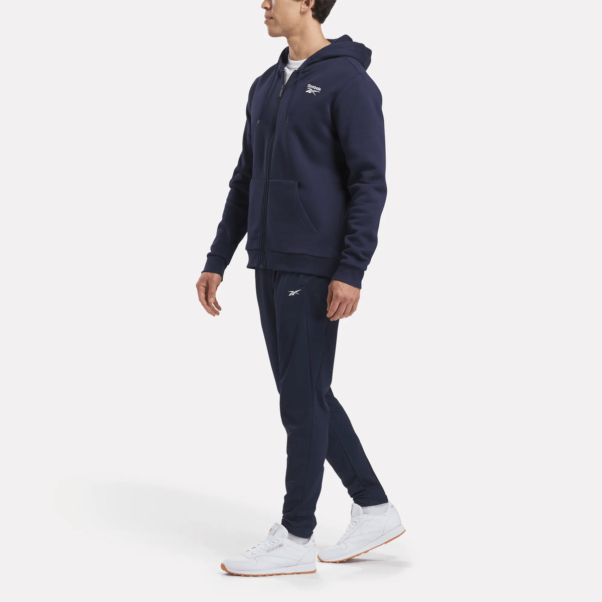 Reebok Identity Small Logo Fleece Full-Zip Hoodie