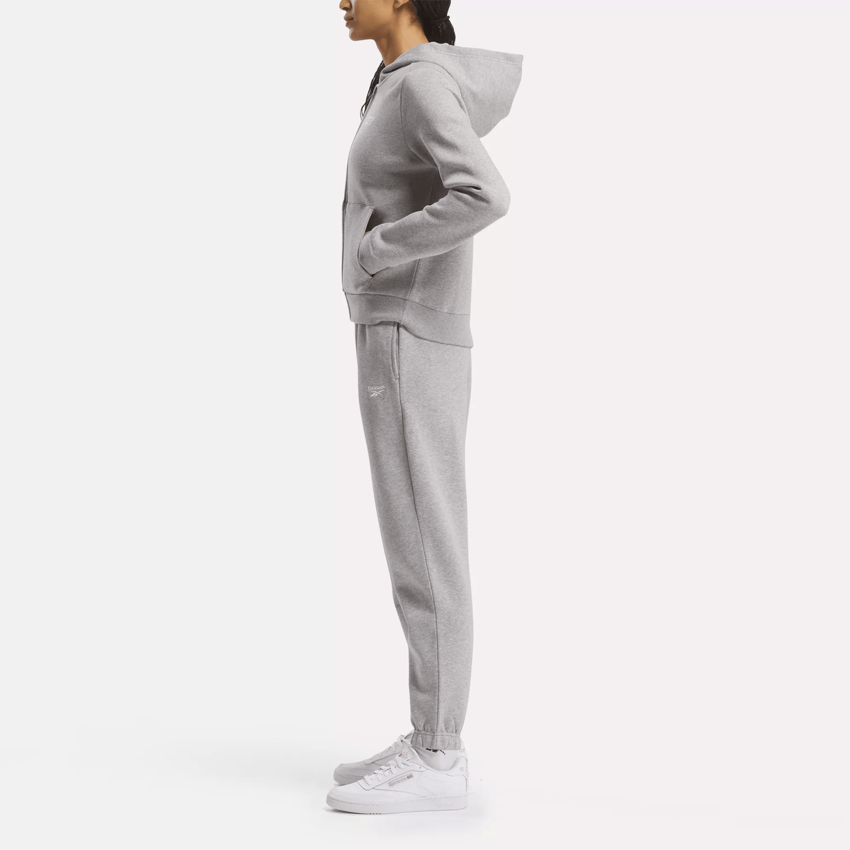 Women's Reebok Identity Small Logo Fleece Full-Zip Hoodie