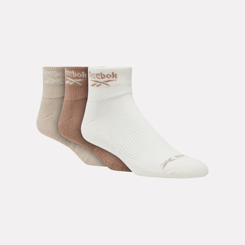 3pk Womens 1/2 Terry Quarter Sock